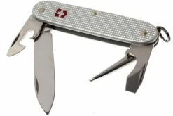 Victorinox Pioneer Alox Silver 0.8201.26 Couteau Suisse -Couteaux Prestige Magasin 5V0 8201 26 01 victorinox pioneer alox silver 5v0 8201 26 d1
