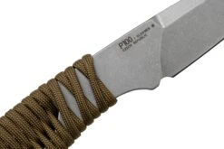 ANV Knives P100 Sleipner, Coyote Paracord, P100-005, Black Kydex Sheath, Couteau De Cou -Couteaux Prestige Magasin ANVP100 005 05 anv