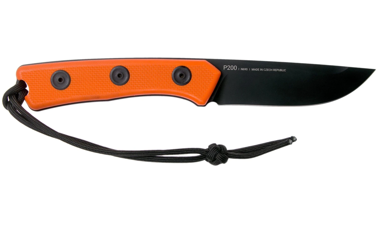 ANV P200, N690, DLC, Orange G10, Kydex, P200-018, Couteau De Survie 4 ANV P200, N690, DLC, Orange G10, Kydex, P200-018, Couteau De Survie – Image 2