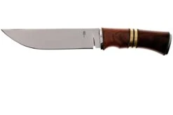Autine Hunting Knife, Rosewood, D2, Fourreau RH Brun, Couteau De Chasse