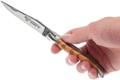 Laguiole En Aubrac 12cm Doubles Platines, Loupe D'olivier, L0712LLI-FSJ1 -Couteaux Prestige Magasin AUL0712LLI FSJ1 07 laguiole en aubrac aul0712lli fsj1 07