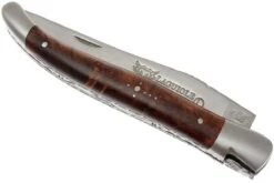 Laguiole En Aubrac 12cm Doubles Platines, Loupe De Palissandre -Couteaux Prestige Magasin AUL0712LPI FSB1 03 laguiole en aubrac aul0712lpi fsb1 03