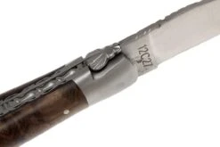Laguiole En Aubrac 12cm Doubles Platines, Loupe De Noyer, L0712LYI-FSB1 -Couteaux Prestige Magasin AUL0712LYI FSB1 04 laguiole en aubrac aul0712lyi fsb1 04