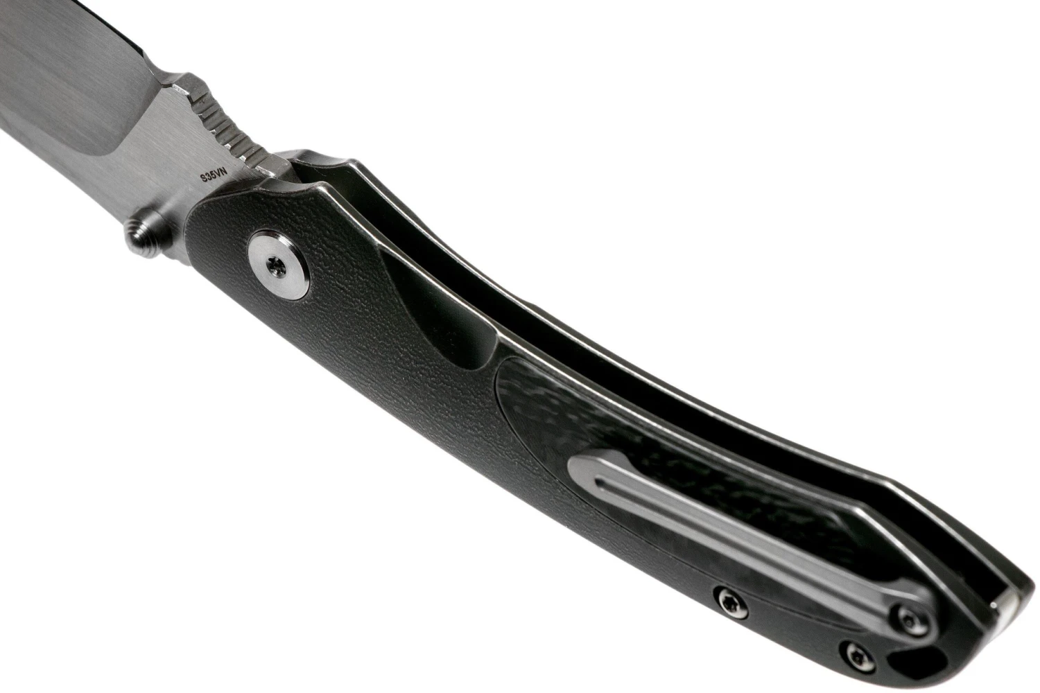 Bestech Junzi BT18009F Black CF Slipjoint Couteau De Poche 7 Bestech Junzi BT18009F Black CF Slipjoint Couteau De Poche – Image 5