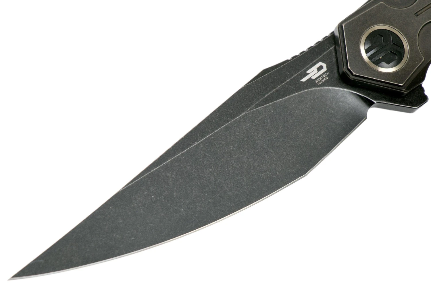 Bestech Samari BT2009B Titanium Black Stonewash Couteau De Poche, Kombou Design 5 Bestech Samari BT2009B Titanium Black Stonewash Couteau De Poche, Kombou Design – Image 3