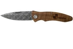 Böker Tirpitz Damast Wood 42 Limited Edition 110197DAM Couteau De Chasse