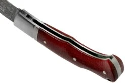 Böker Boxer 111025DAM Damascus, Micarta Couteau De Gentleman, Raphael Durand Design -Couteaux Prestige Magasin BO111025DAM 05 boker