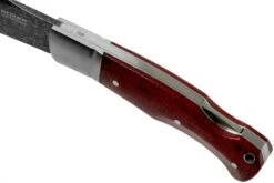 Böker Boxer 111025DAM Damascus, Micarta Couteau De Gentleman, Raphael Durand Design -Couteaux Prestige Magasin BO111025DAM 07 boker