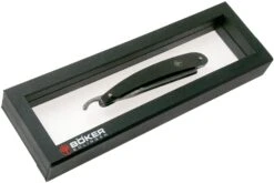 Böker Manufaktur Ebony Damascus Rasoir Coupe-chou 140609DAM -Couteaux Prestige Magasin BO140609DAM 07 boker