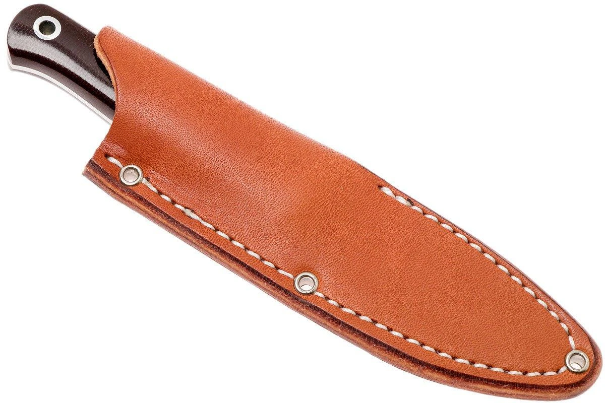 Bark River Ultra-Lite Bushcrafter CPM 3V, Burgundy Canvas Micarta 9 Bark River Ultra-Lite Bushcrafter CPM 3V, Burgundy Canvas Micarta – Image 7