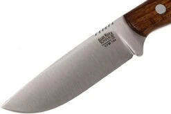 Bark River Bravo Necker II CPM 154CM, Desert Ironwood, Brown Sheath -Couteaux Prestige Magasin BRK07 002DIW2 03 bark river brk07 002diw2 03
