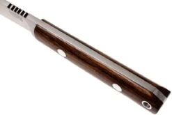 Bark River Bravo Necker II CPM 154CM, Desert Ironwood, Brown Sheath -Couteaux Prestige Magasin BRK07 002DIW2 05 bark river brk07 002diw2 05