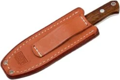 Bark River Bravo Necker II CPM 154CM, Desert Ironwood, Brown Sheath -Couteaux Prestige Magasin BRK07 002DIW2 08 bark river brk07 002diw2 08