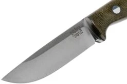 Bark River Bravo EDC CPM 154 Green Canvas Micarta, Rampless -Couteaux Prestige Magasin BRK07 054GNC RS 03 bark river