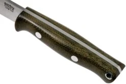 Bark River Bravo EDC CPM 154 Green Canvas Micarta, Rampless -Couteaux Prestige Magasin BRK07 054GNC RS 05 bark river