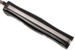 Bark River Bravo 1 CPM 3V, Black Canvas Micarta, Brown Sheath -Couteaux Prestige Magasin BRK07 114BRKC 05 bark river brk07 114brkc 05