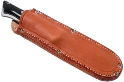 Bark River Bravo 1 CPM 3V, Black Canvas Micarta, Brown Sheath -Couteaux Prestige Magasin BRK07 114BRKC 07 bark river knives v202105