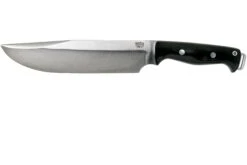 Bark River Bravo Crusader CPM 3V, Black Canvas Micarta