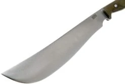 Bark River Bravo Machete CPM 1V Green Canvas Micarta Machette -Couteaux Prestige Magasin BRK07 371GNC 03 bark river
