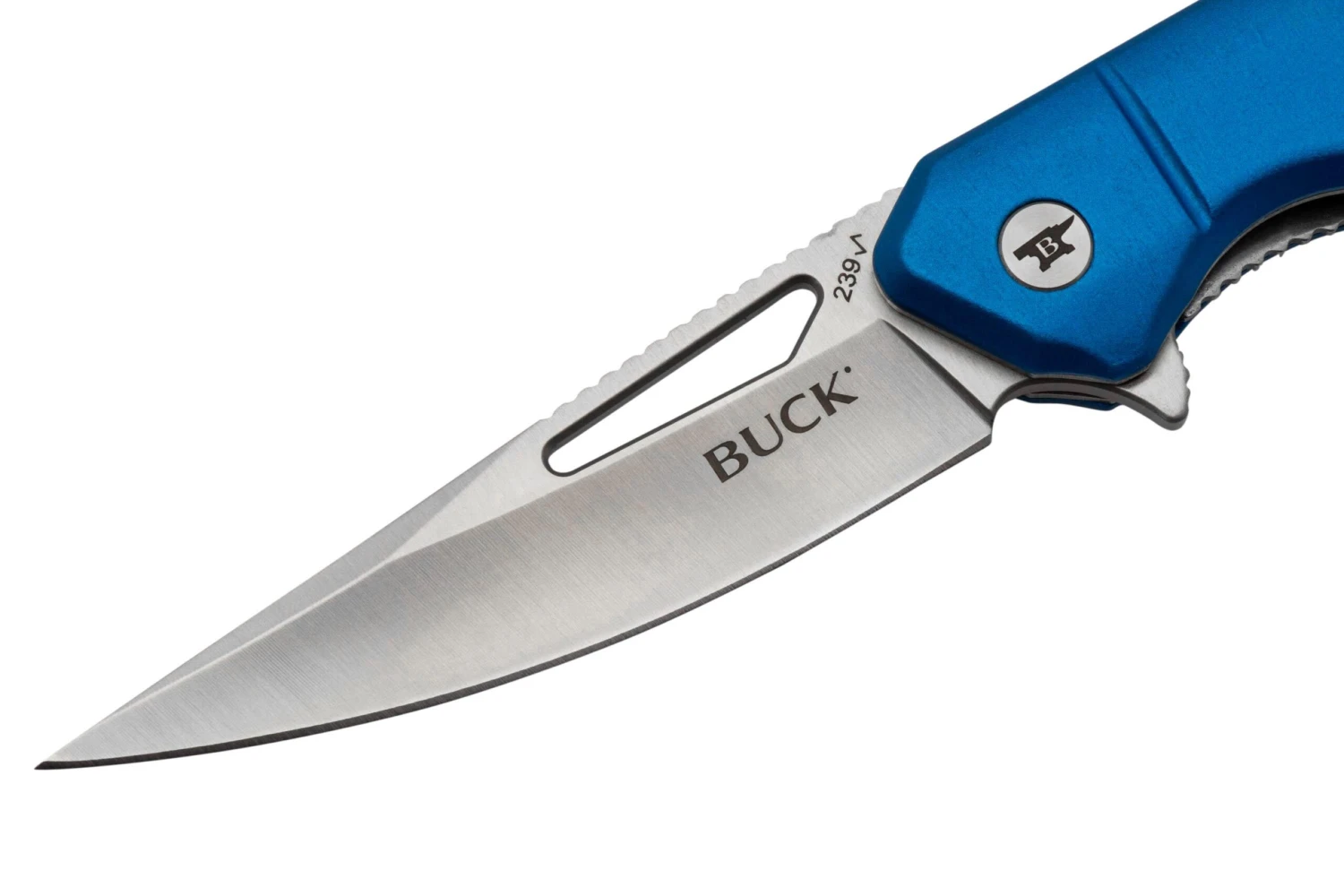 Buck Infusion Drop Point 0239BLS Blue Aluminum, Couteau De Poche 5 Buck Infusion Drop Point 0239BLS Blue Aluminum, Couteau De Poche – Image 3