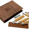 BeaverCraft Geometric Wood Carving Set S05 Book Kit De Sculpture Sur Bois Avec Boîte De Rangement Livre -Couteaux Prestige Magasin BVS05BOOK 01 beavercraft