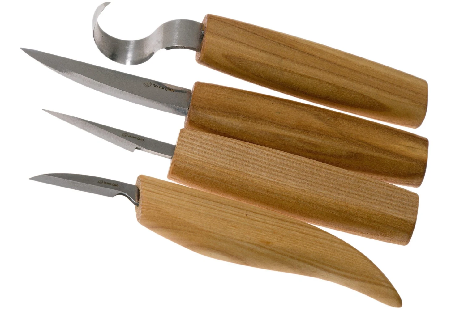 BeaverCraft Set Of 4 Knives S09, Set De Sculpture Sur Bois 3 BeaverCraft Set Of 4 Knives S09, Set De Sculpture Sur Bois