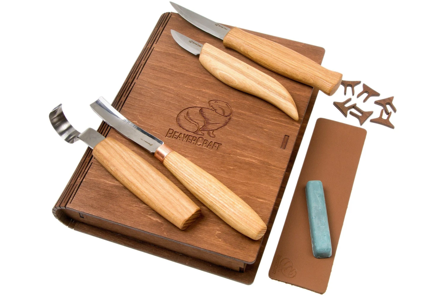 BeaverCraft Professional Spoon And Kuksa Carving Set S43 Book, Kit De Sculpture Sur Bois Avec Boîte De Rangement Livre En Bois 3 BeaverCraft Professional Spoon And Kuksa Carving Set S43 Book, Kit De Sculpture Sur Bois Avec Boîte De Rangement Livre En Bois