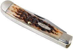 Case Trapper Amber Jigged Bone, 00163, 6254 CV Couteau De Poche -Couteaux Prestige Magasin CE163 05 case ce163 05