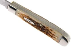 Case Trapper Amber Jigged Bone, 00164, 6254 SS Couteau De Poche -Couteaux Prestige Magasin CE164 08 case ce164 08