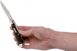 Case Trapper Rough Black Synthetic, 18221, 6254 SS Couteau De Poche -Couteaux Prestige Magasin CE18221 05 case