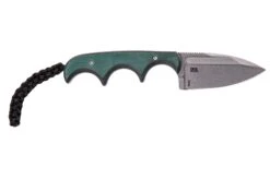 CRKT Minimalist Spear Point, Green Black, Couteau De Cou, Alan Folts Design -Couteaux Prestige Magasin CK 2396 02 crkt