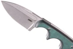 CRKT Minimalist Spear Point, Green Black, Couteau De Cou, Alan Folts Design -Couteaux Prestige Magasin CK 2396 03 crkt