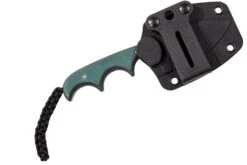 CRKT Minimalist Spear Point, Green Black, Couteau De Cou, Alan Folts Design -Couteaux Prestige Magasin CK 2396 05 crkt