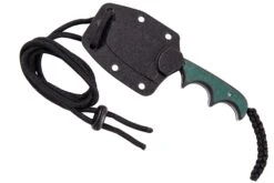 CRKT Minimalist Spear Point, Green Black, Couteau De Cou, Alan Folts Design -Couteaux Prestige Magasin CK 2396 06 crkt