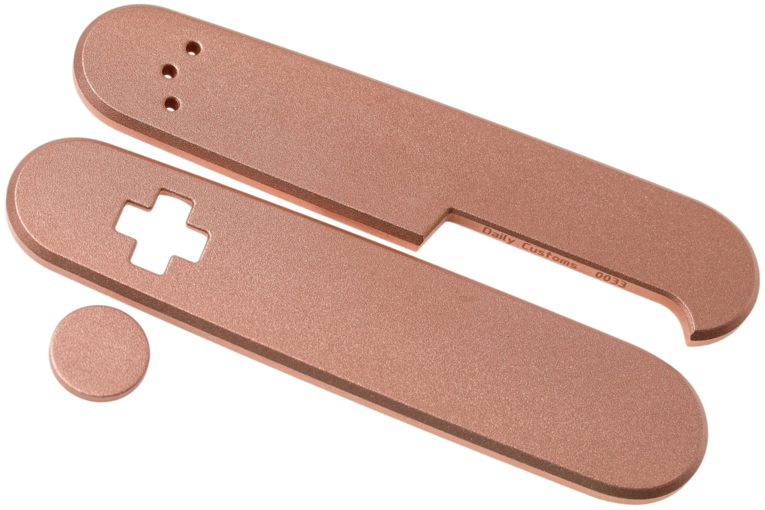 Daily Customs 91.3 Plain, Copper P10012425 Plaquettes Pour Victorinox 3 Daily Customs 91.3 Plain, Copper P10012425 Plaquettes Pour Victorinox