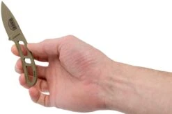 ESEE Candiru Dark Earth, CAN-DE Couteau De Cou Avec étui Noir + Clip Ceinture -Couteaux Prestige Magasin EE CAN DE 05 esee knives v201901