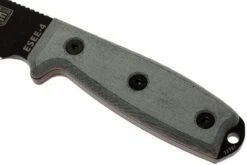 ESEE Model 4 Black Blade, Grey Handle 4P-KO Couteau De Survie Sans étui -Couteaux Prestige Magasin EE ESEE 4P KO 03 esee knives model 4 ee esee 4p ko d3