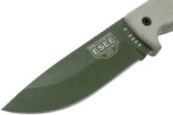 ESEE Model 5 OD Blade, Desert Tan Handle 5P-KO-OD Couteau De Survie Sans étui -Couteaux Prestige Magasin EE ESEE 5P KO OD 03 esee knives v201901