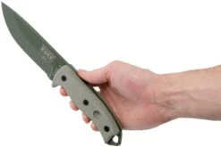 ESEE Model 5 OD Blade, Desert Tan Handle 5P-KO-OD Couteau De Survie Sans étui -Couteaux Prestige Magasin EE ESEE 5P KO OD 06 esee knives v201901