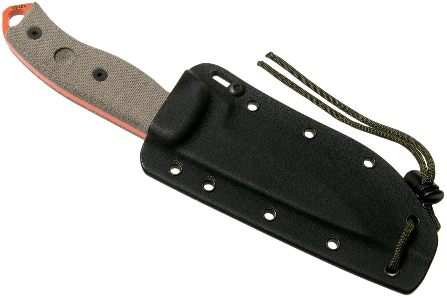 ESEE Model 5 Orange 5POG OD Green Micarta Couteau De Survie Avec étui En Kydex + Clip De Ceinture 9 ESEE Model 5 Orange 5POG OD Green Micarta Couteau De Survie Avec étui En Kydex + Clip De Ceinture – Image 7