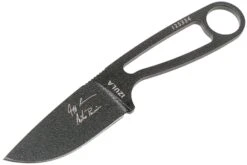 ESEE Izula Signature Model IZULA-B-SIG Couteau De Cou Avec étui Noir + Clip De Ceinture -Couteaux Prestige Magasin EE IZULA BS 03 esee knives
