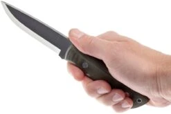 Brisa Trapper 95 - N690Co Scandi - Green Canvas Micarta - 2017 -Couteaux Prestige Magasin ENZ 2017 06 enzo trapper enz 2017 06