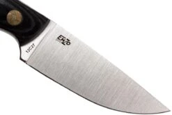 Brisa Necker 70, Noir Micarta, Gaine En Cuir 9803 -Couteaux Prestige Magasin ENZ 9803 03 enzo enz 9803 03