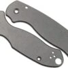 Flytanium Spyderco Para 3 Scales, Titane -Couteaux Prestige Magasin FLY 277 01 flytanium