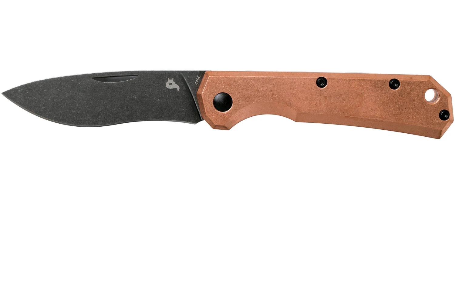 Fox Black Fox Ciol Folding Knife BF-748CR Copper Couteau De Poche, Denis Simonutti Design 3 Fox Black Fox Ciol Folding Knife BF-748CR Copper Couteau De Poche, Denis Simonutti Design