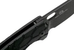 Fox Baby Core FX-608 Black Stonewashed Couteau De Poche, Jesper Voxnaes Design -Couteaux Prestige Magasin FOFX 608 06 fox knives