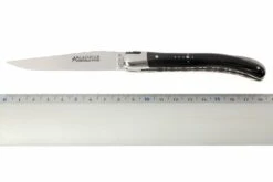 Fontenille Pataud « Le Pocket » Guillochée, Corne De Buffle Noire FPL9PCNTG -Couteaux Prestige Magasin FPL9PCNTG 05 fontenille pataud fpl9pcntg d5