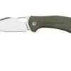 GiantMouse ACE Atelier, Elmax, Green Canvas Micarta Couteau De Poche -Couteaux Prestige Magasin GMATELIER GRN CANVAS 01 giantmouse