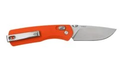 The James Brand The Carter Orange G10 + Stainless Straight, JAKN108188-00 Couteau De Poche -Couteaux Prestige Magasin JAKN108188 00 02 jamesbrand