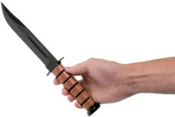 KA-BAR U.S. Army Knife 1220 Couteau à Lame Fixe, étui En Cuir -Couteaux Prestige Magasin KA1220 06 ka bar